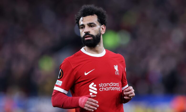 محمد صلاح لاعب نادي ليفربول