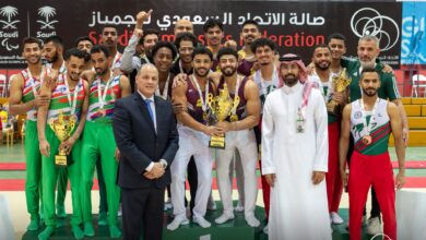 الاتحاد يسيطر على جمباز المملكة