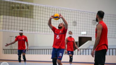 ضمك يلغي نشاط الكرة الطائرة
