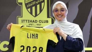 لاعبة الاتحاد - الجزائرية لينا بوساحة
