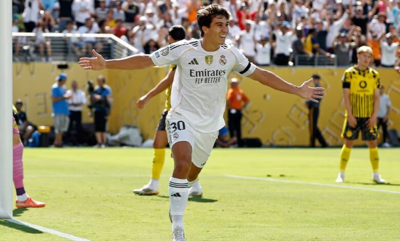 جونزالو جارسيا نجم ريال مدريد