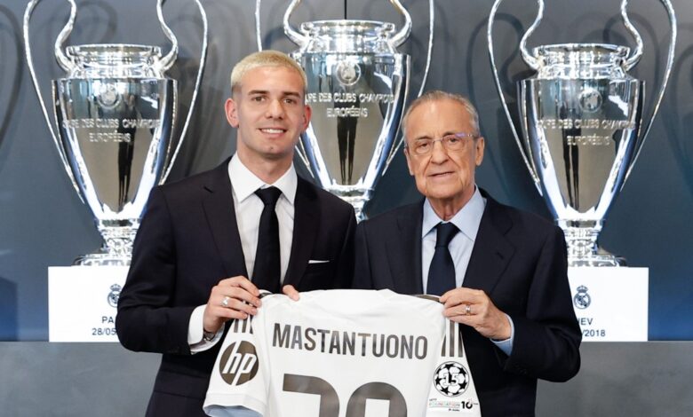 ريال مدريد يعلن تعاقده مع الأرجنتيني ماستانتونو