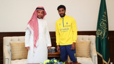 سامي النجعي لاعب نادي النصر السعودي