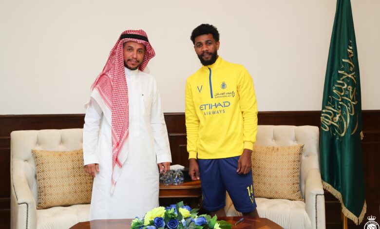 سامي النجعي لاعب نادي النصر السعودي