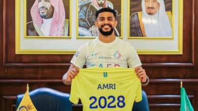عبد الإله العمري مدافع النصر