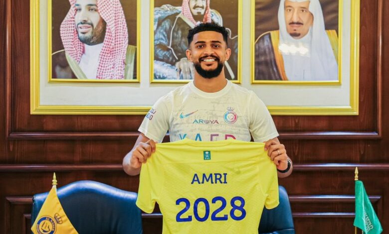 عبد الإله العمري مدافع النصر