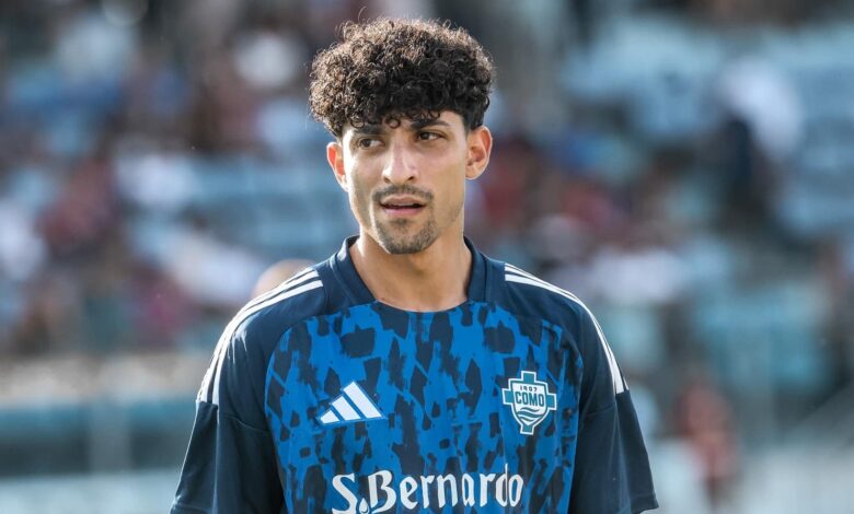علي جاسم لاعب كومو الإيطالي