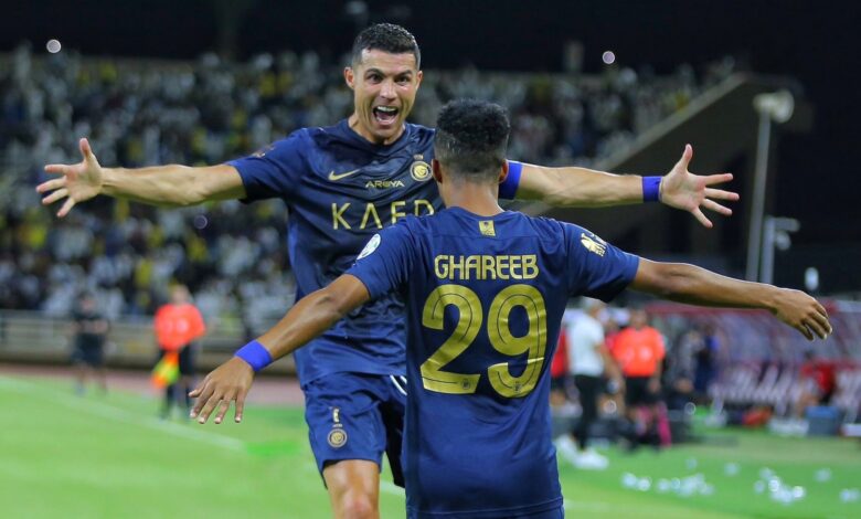عبد الرحمن غريب لاعب النصر