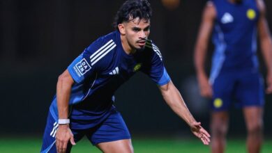 سعد الناصر لاعب نادي النصر