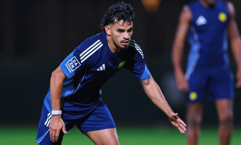 سعد الناصر لاعب نادي النصر