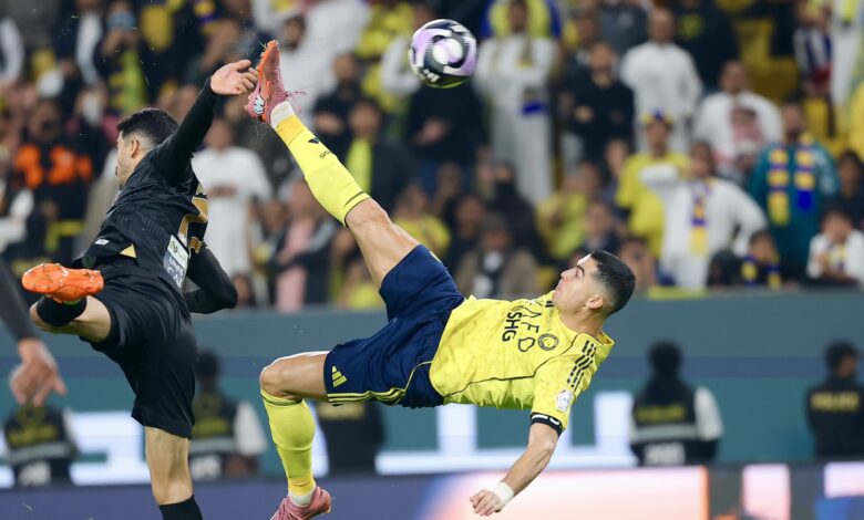 كريستيانو رونالدو نجم نادي النصر