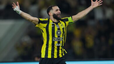 كريم بنزيما قائد نادي الاتحاد السعودي