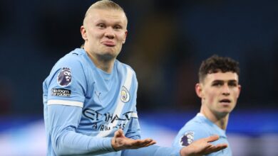 الميزان قال كلمته .. إرلينج هالاند يفلت من تهديد جوارديولا الصريح للاعبي مانشستر سيتي!- getty