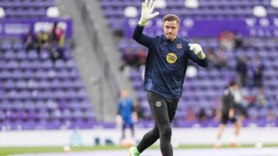 إنذار نهائي يهدد مستقبل تير شتيجن في برشلونة- getty