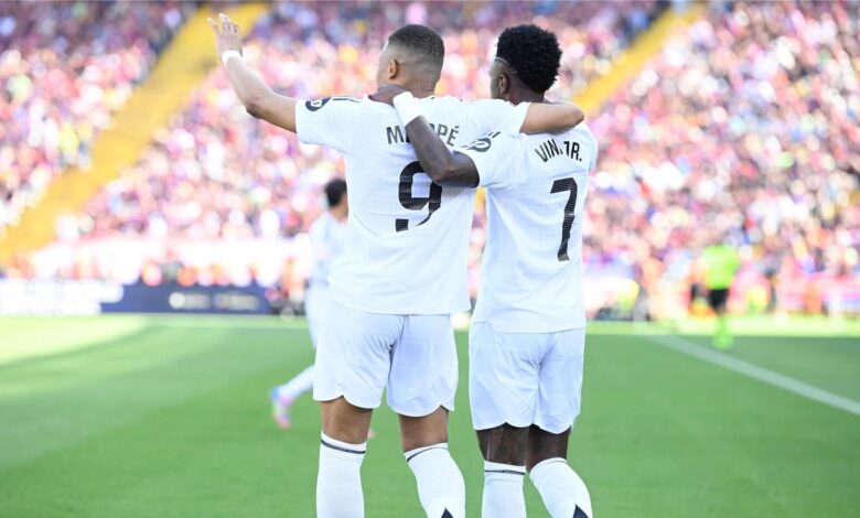 مبابي وفينيسيوس يقودان هجوم ريال مدريد أمام أتلتيك بيلباو في سان ماميس