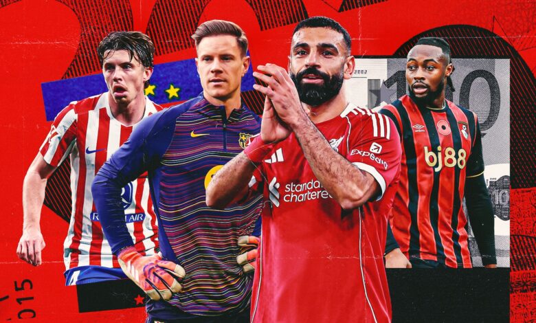 صلاح وسيمينو في المقدمة وحان وقت رحيل "سد برشلونة" .. 10 نجوم يشعلون ثورة ميركاتو يناير 2026- getty