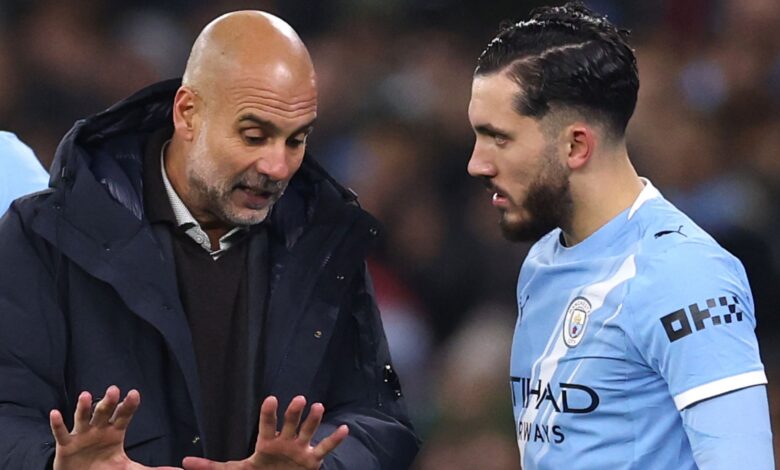 مانشستر سيتي ضد نوتينجهام | حتى لو تبخر هالاند ورحل دي بروينه .. جوارديولا "يسرق سلاحًا" لقطع الأشجار من جذورها!- getty