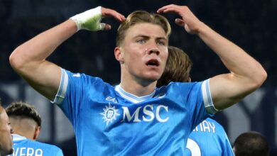 سحر كونتي.. هويلوند "صفقة مانشستر يونايتد الفاشلة" أقوى مهاجم في الدوري الإيطالي!- getty