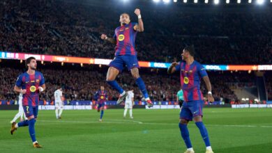 رافينيا: لن أغادر برشلونة قبل دوري الأبطال-Getty