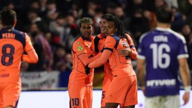 برشلونة يخسر خدمات لاعبه ساما نوموكو لمدة عام - Getty