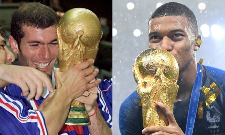 "لا أريد رؤية المزيد من اللاعبين مثله" .. نجم فرنسا السابق يُحبط مبابي بشأن الكرة الذهبية ومقارنته مع زين الدين زيدان- getty