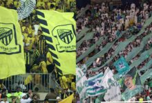 فيديو | "ترفع عارك، تشتكي جارك" .. جماهير الاتحاد تواصل السخرية من الأهلي رغم عقوبة "البنر المسيء"!- getty