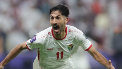 النعيمات حاضر بقلب النشامى رغم الإصابة-Getty