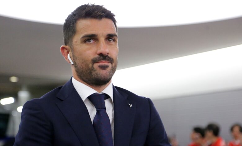 فيديو | "هذا الشبل من ذلك الأسد" .. هدف رائع واحتفال مجنون من نجل دافيد فيا أمام ريال مدريد- getty