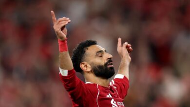 كم بلغ عدد أهداف محمد صلاح في مسيرته؟- getty