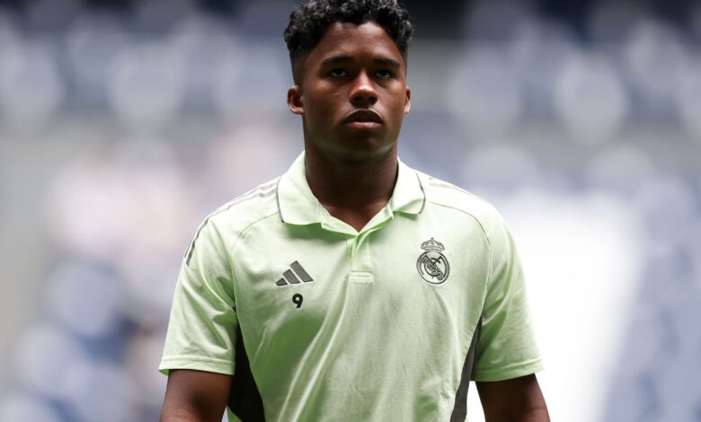 رسميًا: ليون يستعير إندريك من ريال مدريد- getty