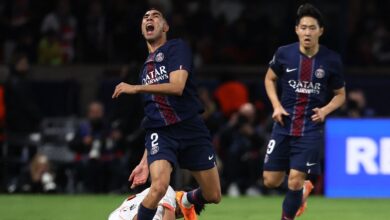 باريس سان جيرمان يحدّث عن حالة أشرف حكيمي قبل أمم أفريقيا