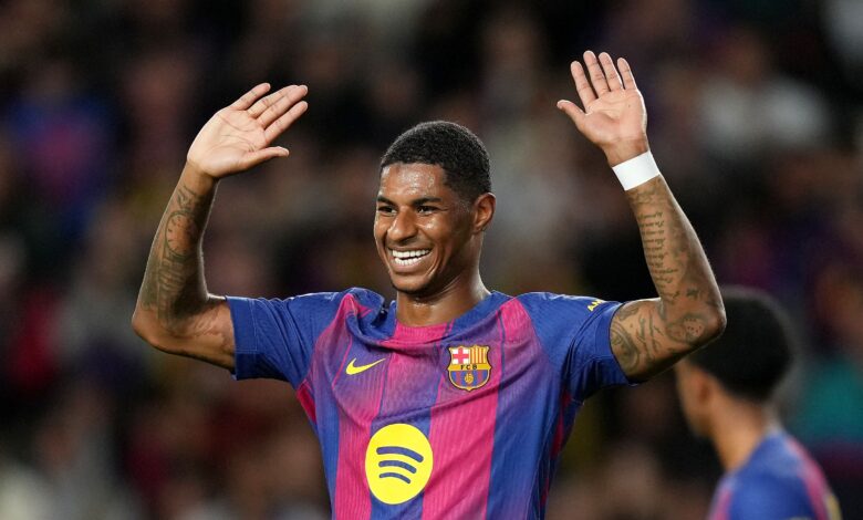 "لا أبذل قصارى جهدي إلا في حالة واحدة".. راشفورد يكشف سر توهجه مع برشلونة!- getty