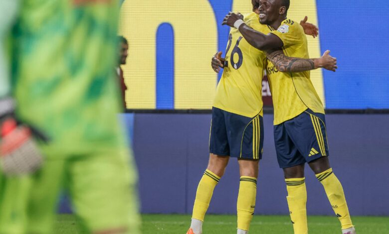 مسلى آل معمر يطمئن جماهير النصر بشأن عقوبة الفيفا- getty