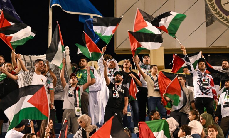 فلسطين تواجه تونس في كأس العرب 2025 على استاد لوسيا