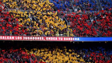 برشلونة يمنع حضور جماهير فرانكفورت في كامب نو