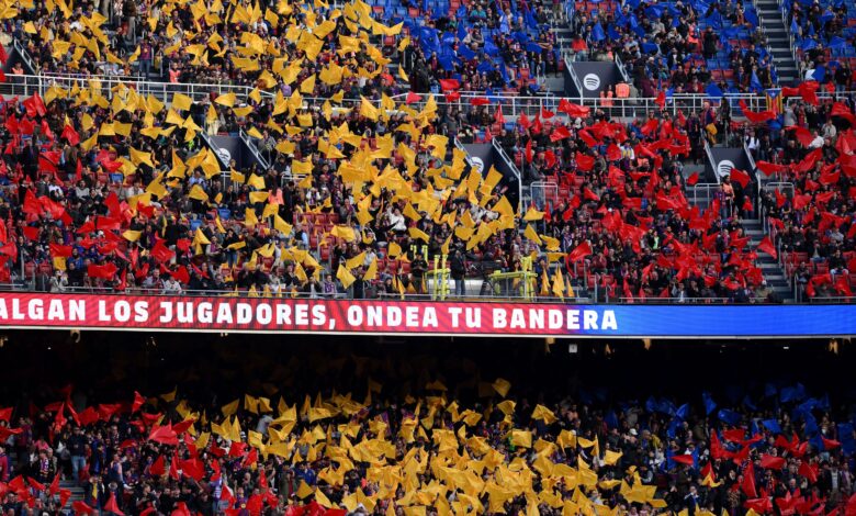 برشلونة يمنع حضور جماهير فرانكفورت في كامب نو