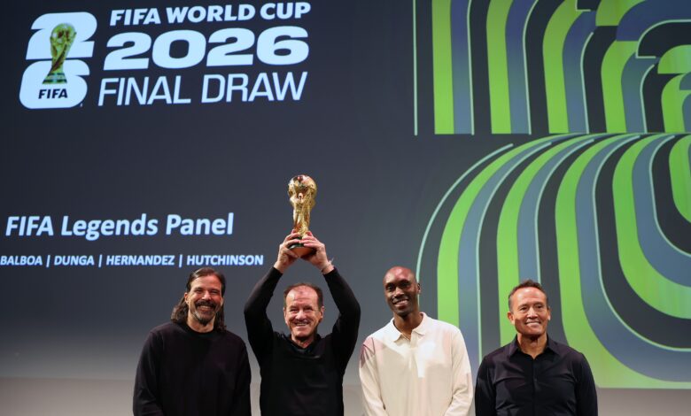 ريو فيرديناند وشاكيل أونيل ضمن نجوم قرعة كأس العالم 2026