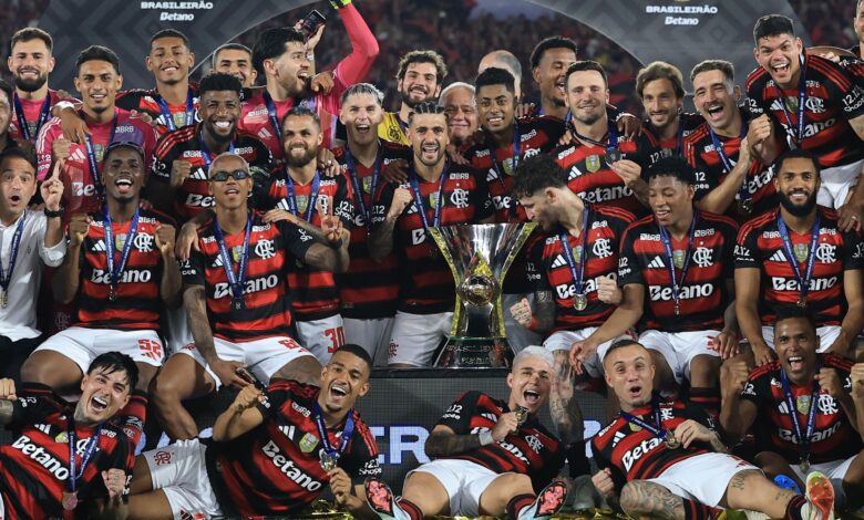 فلامنجو يتوّج بطلاً للدوري البرازيلي بهدف سامويل لينو