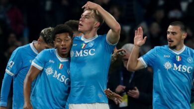 هويلوند يذبح يوفنتوس ويعيد نابولي لصدارة الكالتشيو(getty)