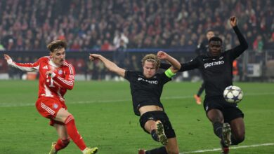 بايرن ميونخ يستعيد توازنه في دوري الأبطال ويعاقب سبورتنج لشبونة(getty)