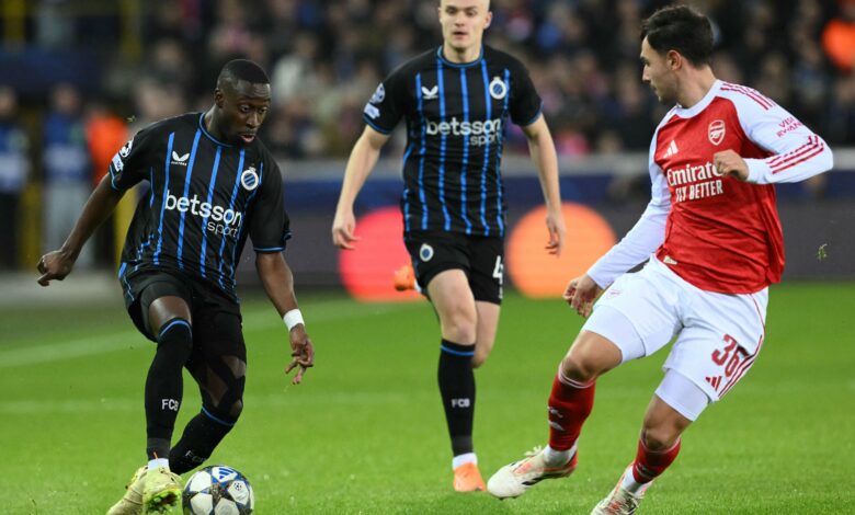 فوز "أوروبي" سادس تواليا لآرسنال على حساب كلوب بروج(getty)