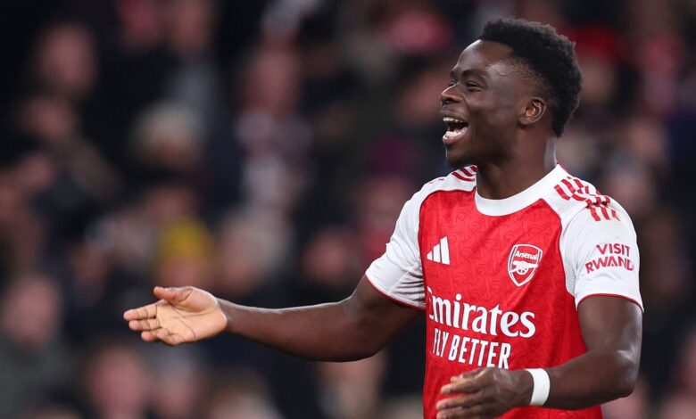 ساكا: الإمارات حصن لا يرحم الزوار-Getty