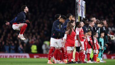 بن وايت يبتعد عن آرسنال لشهر بعد إصابة الفخذ-Getty