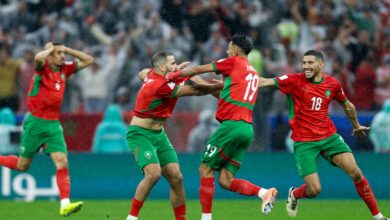 فيديو | رائعته ضد الأردن لم تكن صدفة .. هدف جديد من مسافة بعيدة لنجم المغرب في الدوري القطري- getty