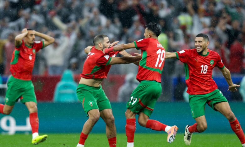 فيديو | رائعته ضد الأردن لم تكن صدفة .. هدف جديد من مسافة بعيدة لنجم المغرب في الدوري القطري- getty