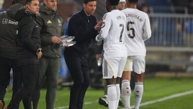 ألونسو ينجو بصعوبة بفضل مبابي ورودريغو-Getty