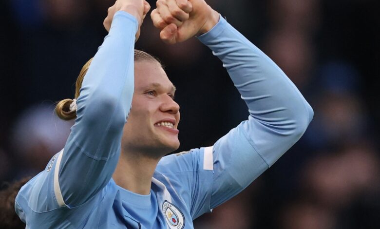 هالاند يتفوق على رونالدو ويعادل صلاح - Getty