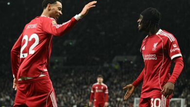 ما القنوات الناقلة لمباراة ليفربول ووولفرهامبتون في الدوري الإنجليزي 2025-2026؟ وكيف تشاهدها عبر الإنترنت؟- getty