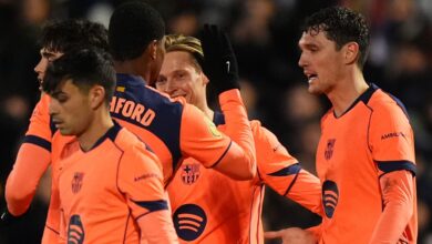 موعد مواجهة فياريال برشلونة في الدوري الإسباني 2025 - Getty