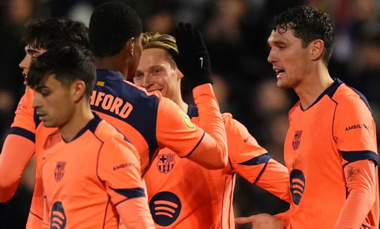 موعد مواجهة فياريال برشلونة في الدوري الإسباني 2025 - Getty